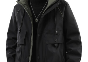 Men's Plus Size Hooded Padded Winter Jacket