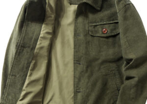 Men's Plus Size Vintage Corduroy Casual Jacket