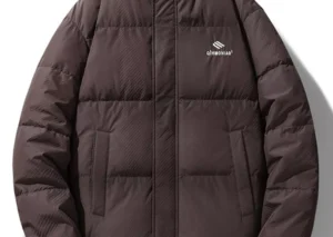 Men's Plus Size Zip Up Padded Puffer Jacket