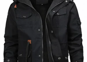 Men's Full Size Zip Up Fleece Lined Jacket Plus Size
