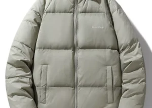 Men's Plus Size Zip Up Padded Puffer Jacket