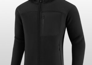 Men's Plus Size Hooded Fleece Full-Zip Jacket