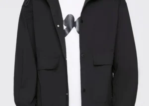 Men's Plus Size Urban Style Hooded Snap Down Jacket