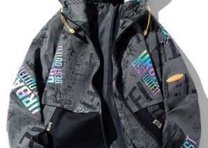 Men's Plus Size Zip Up Hooded Outerwear