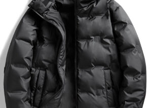 Men's Plus Size Hooded Padded Puffer Jacket